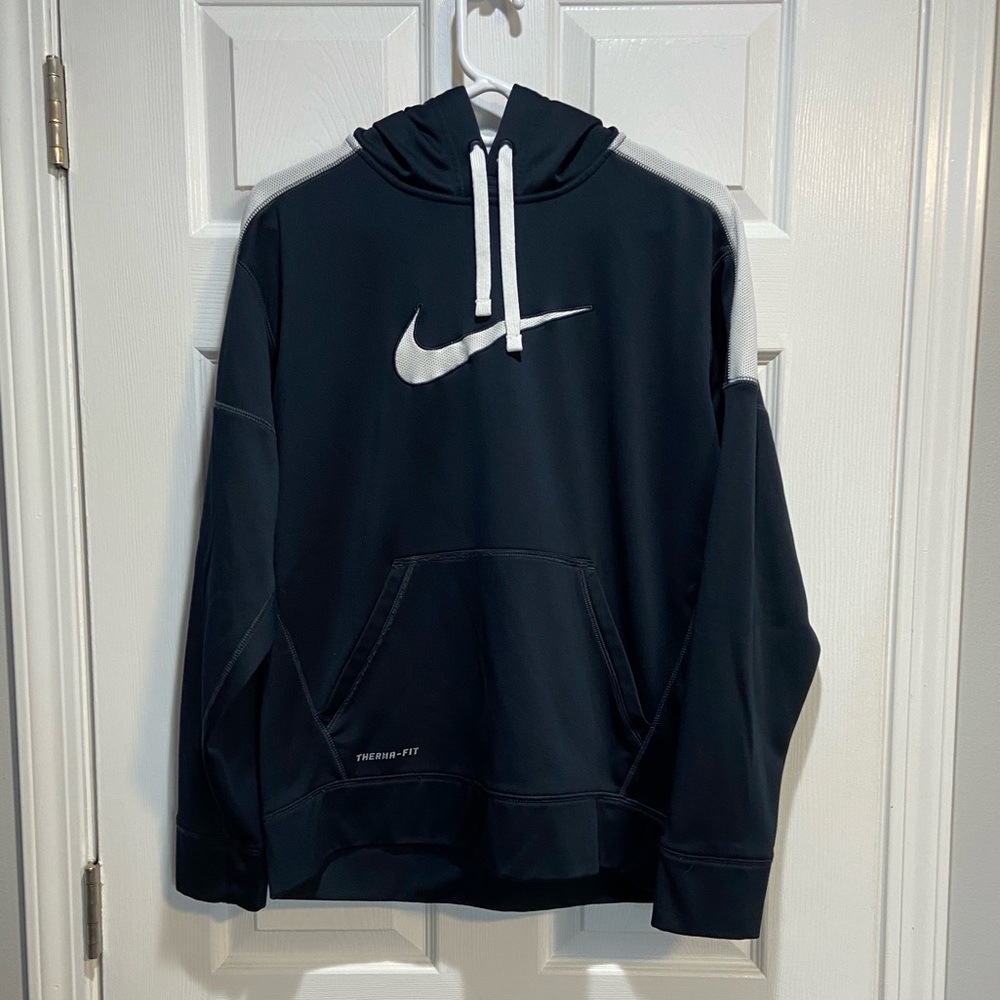 Nike Men’s Navy Therma Fit Hoodie Size M